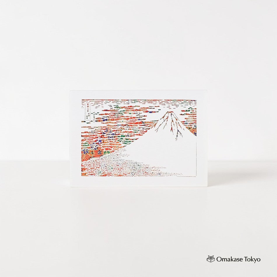 Ensemble de cartes à message Mt. Fuji Washi