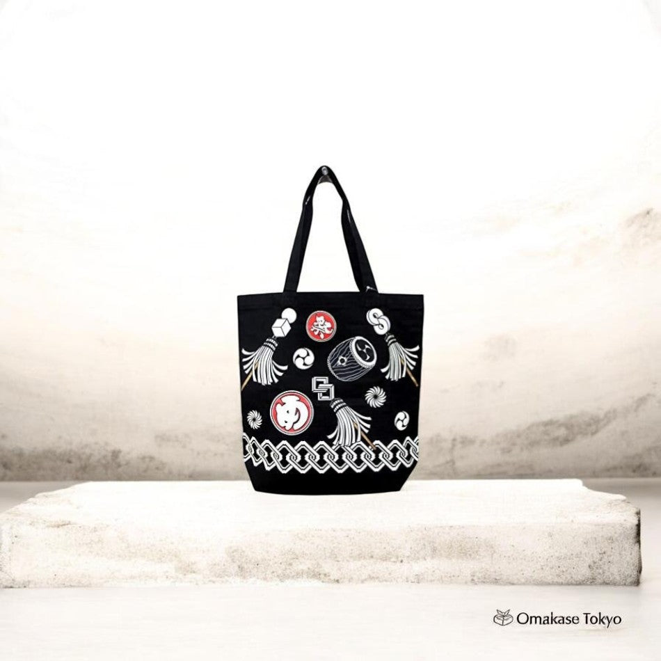 JAPONESQUE Japanese Pattern Tote Bag