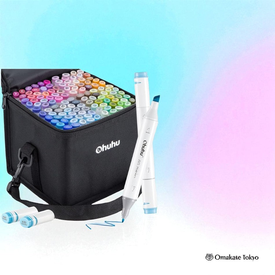 Ohuhu Lot de 120 marqueurs pastel B