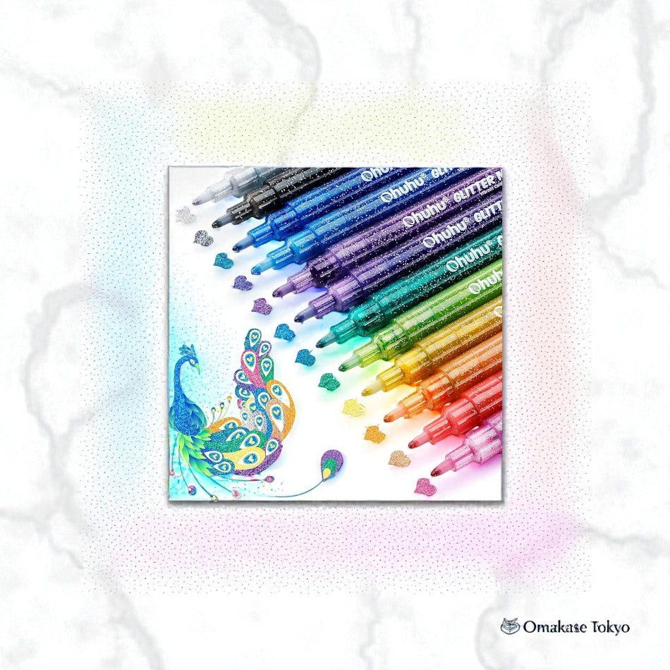 Stylos marqueurs métalliques Ohuhu 12 couleurs