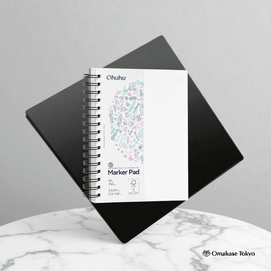 Ohuhu Marker Carnet de croquis 60 feuilles/120 pages
