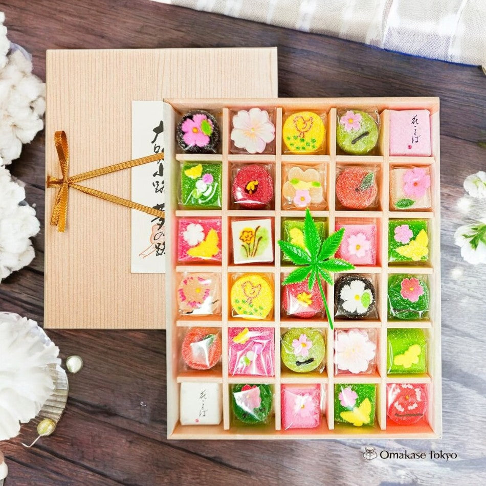 Assortiment Fukuya Hanazono Jelly & Rakugan (30 pièces)
