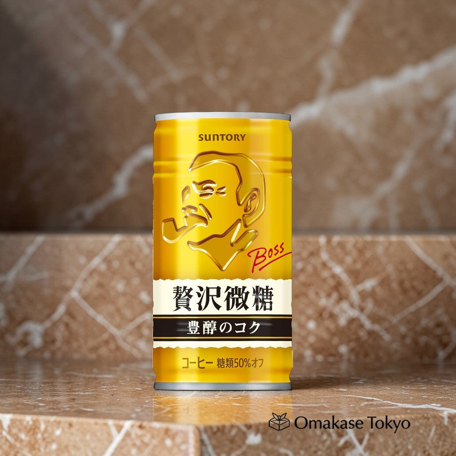 Suntory BOSS Café luxueux à faible teneur en sucre 6,25 oz (185 g) × 30 canettes