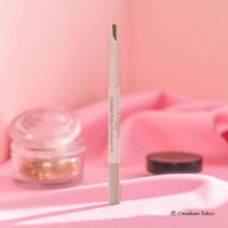 Canmake Crayon à Sourcils Styling Edge 01 Brun Naturel