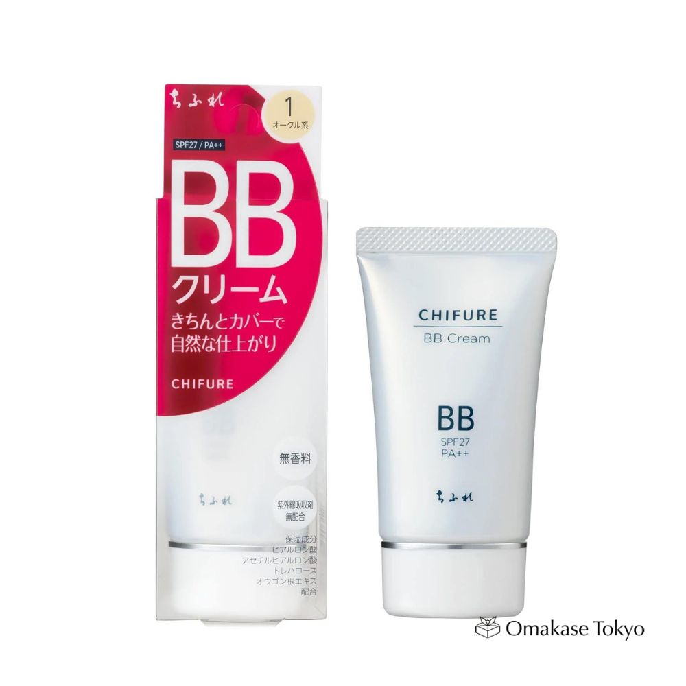 Chifure BB Cream Unscented 1 Ocher 50G - Natural Coverage Moisturizer