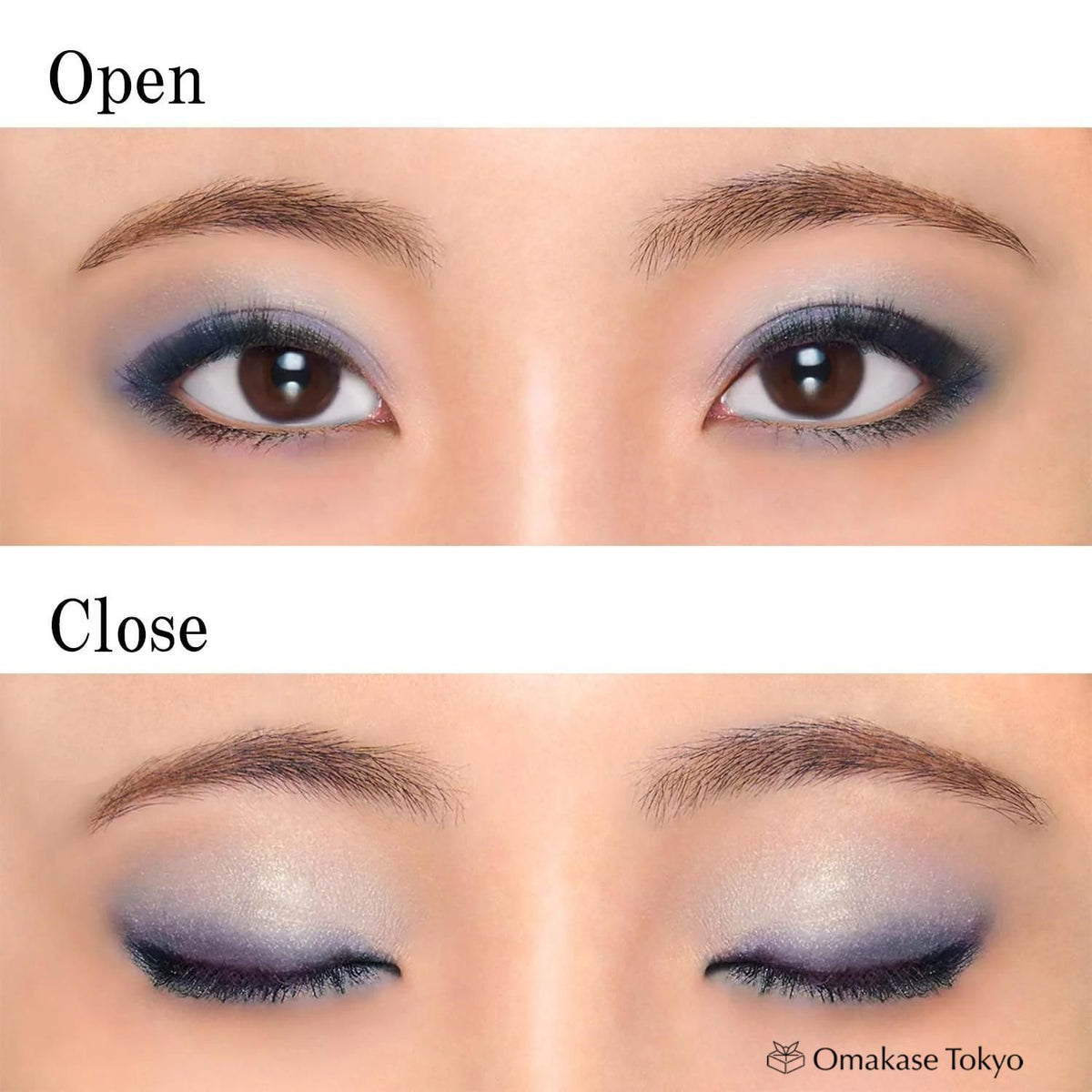 Chifure Twin Color Eyeshadow 93 Blue Blendable Long-lasting Eye Makeup