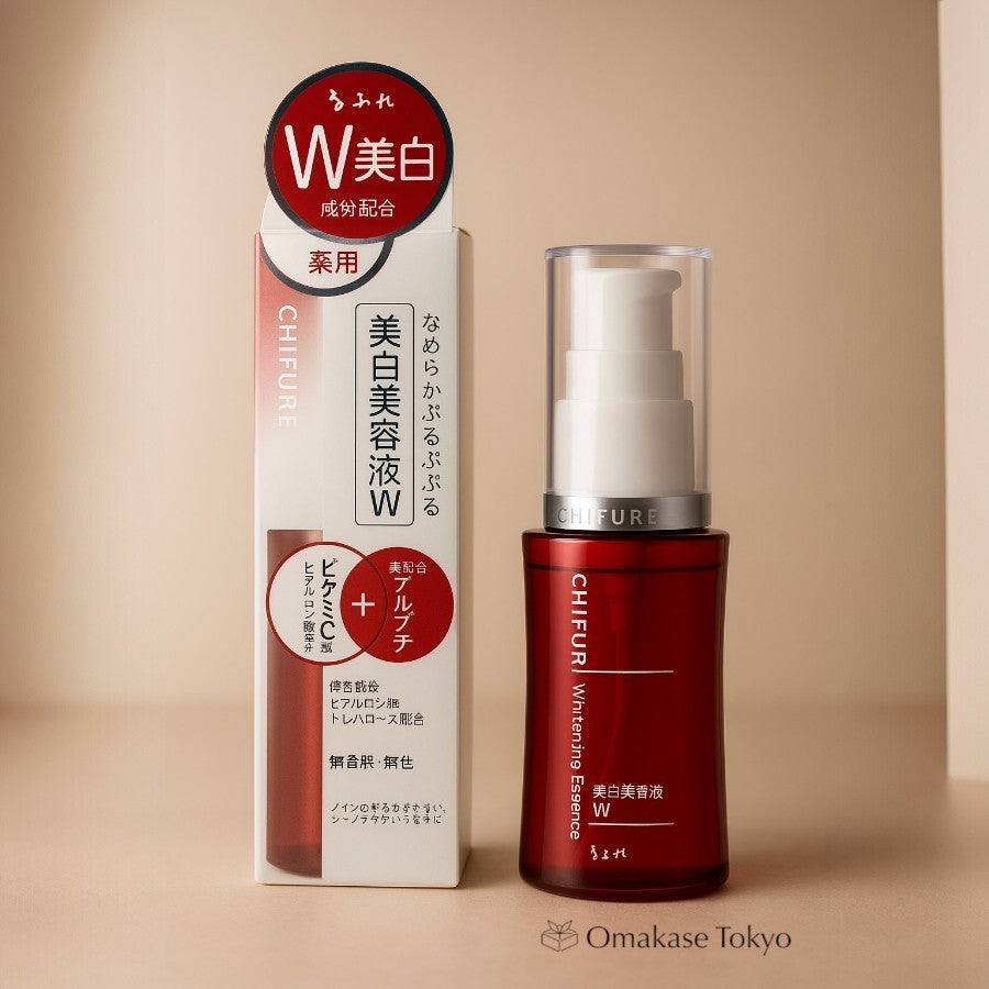 Chifure 美白精华液 W 无香型医药部外品 1 件美白配方