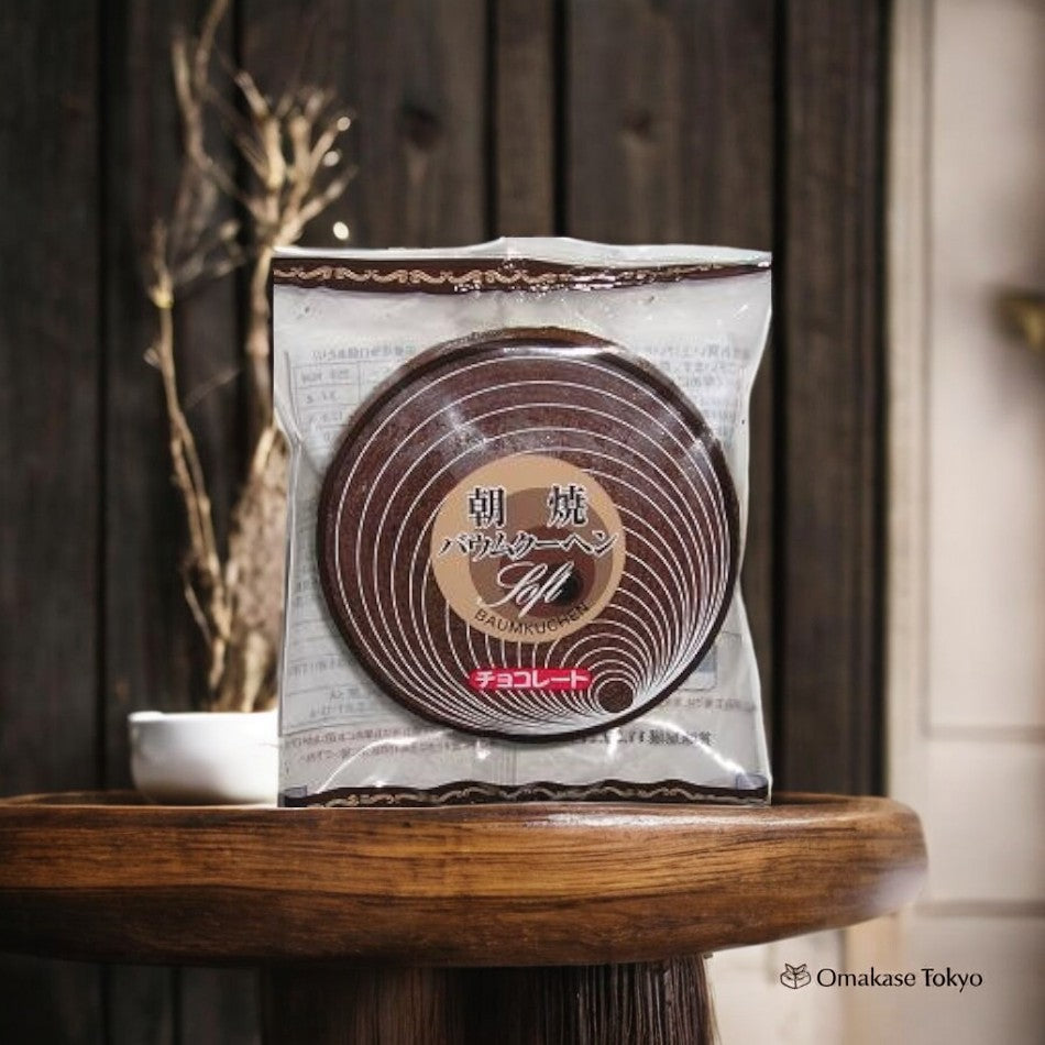 Crème au chocolat Baumkuchen Asayaki fraîchement cuite de Kashihara (12 emballés individuellement)
