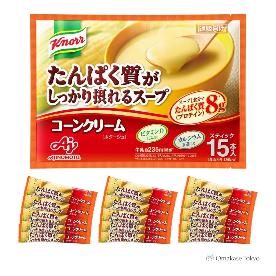 Knorr Protein-Rich Soup Corn Cream 15 Stick Pack