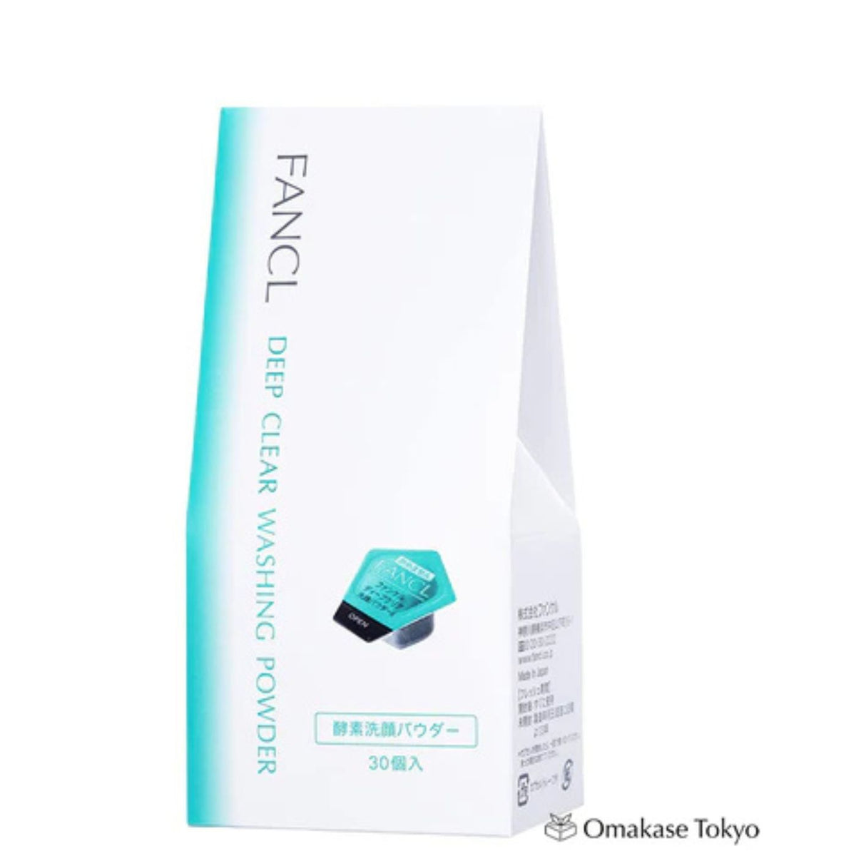 FANCL Lot de 30 nettoyants pour le visage en poudre Deep Clean