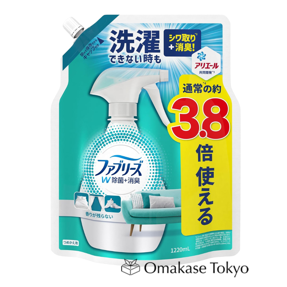 Febreze W 抗菌织物喷雾无香型补充装 1220mL