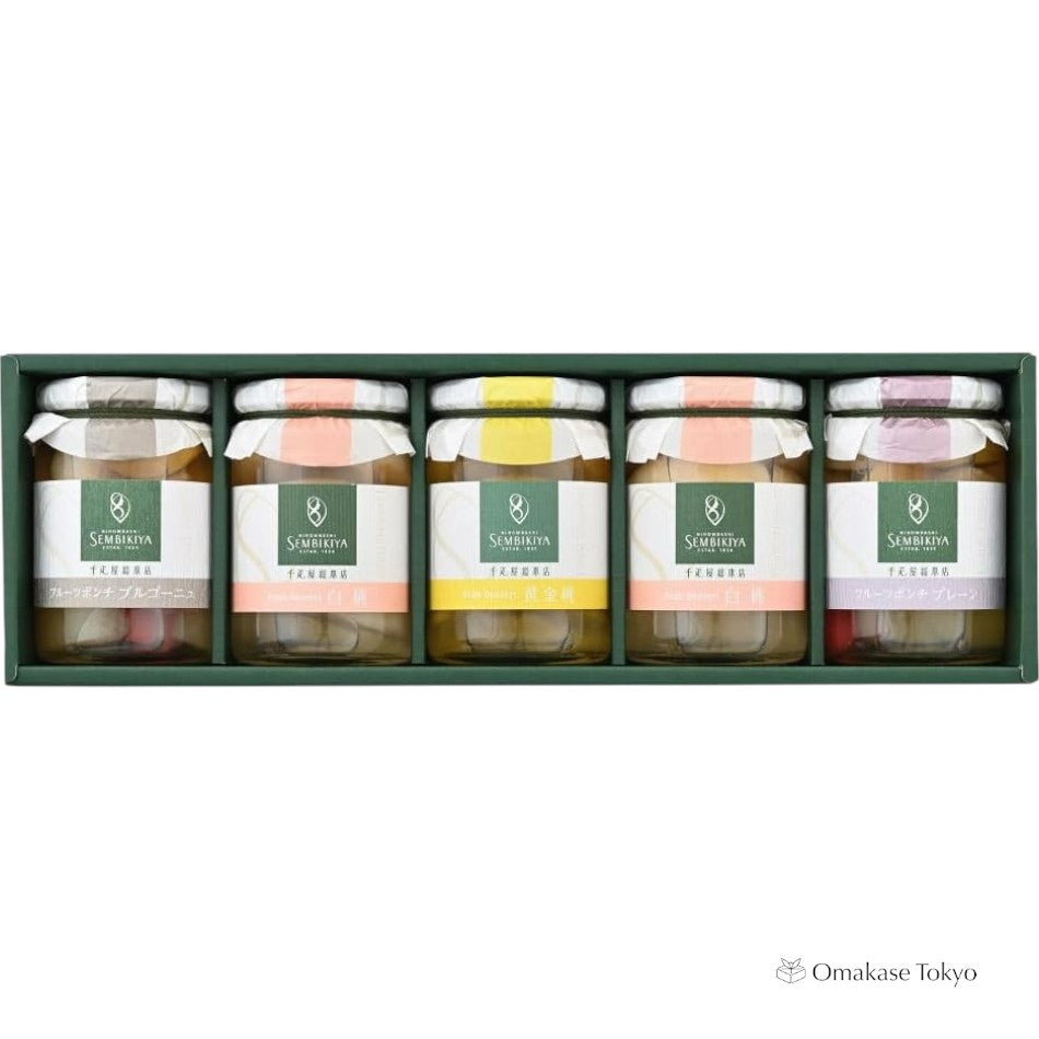 Ginza Sembikiya Fruit Jar Variety 5 set