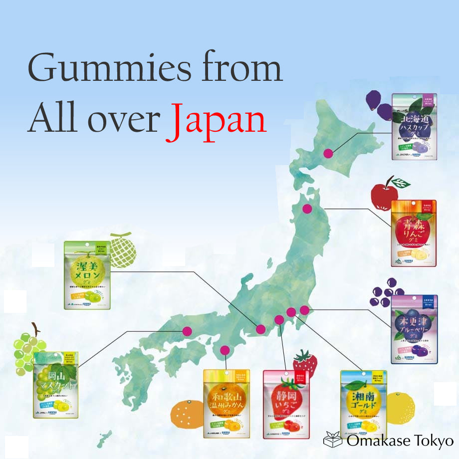 日本当地水果拼盘软糖(30袋套装)