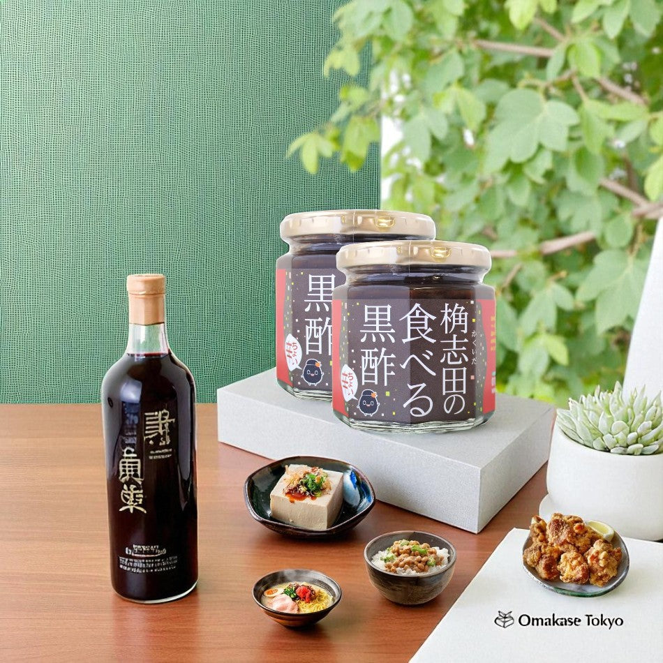 Kakuida Choi Kara 3 ans d'âge Little Spicy Hot Comestible Vinaigre Noir 180g 2set