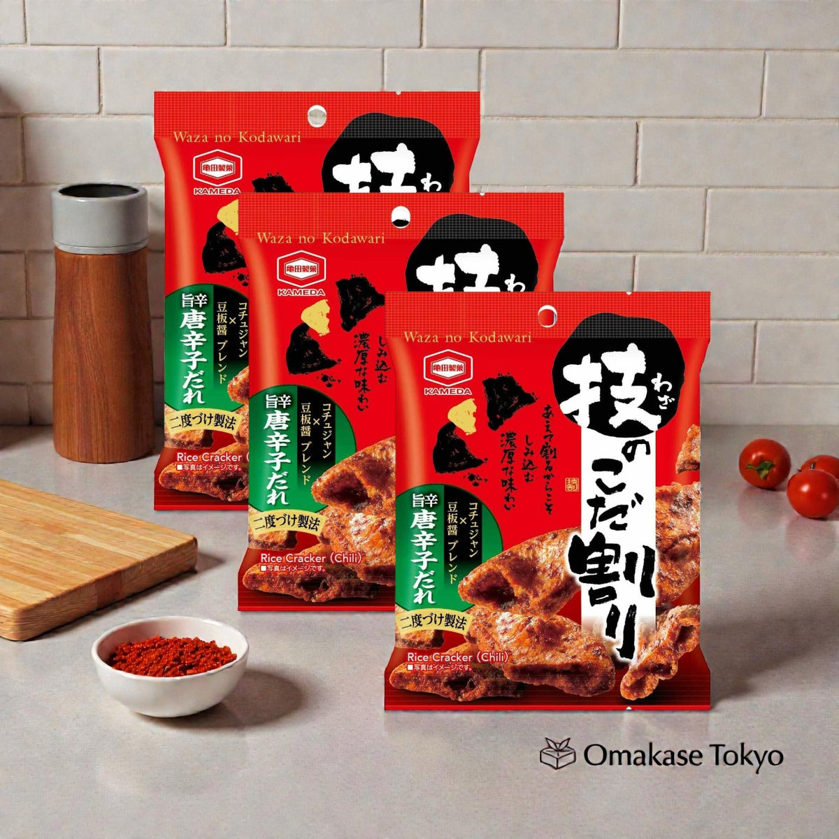 Kameda épicé double trempé (3 paquets)