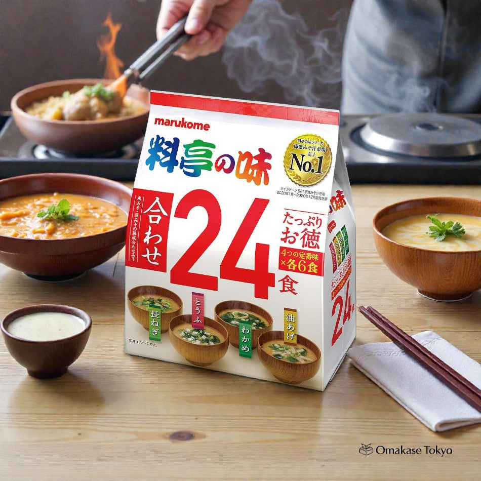 Soupe Miso Marukome 6 paquets 24 portions