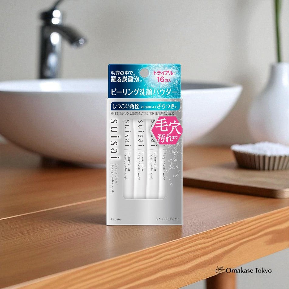 Suisai Beauty 透明去角质粉洗面奶试用装