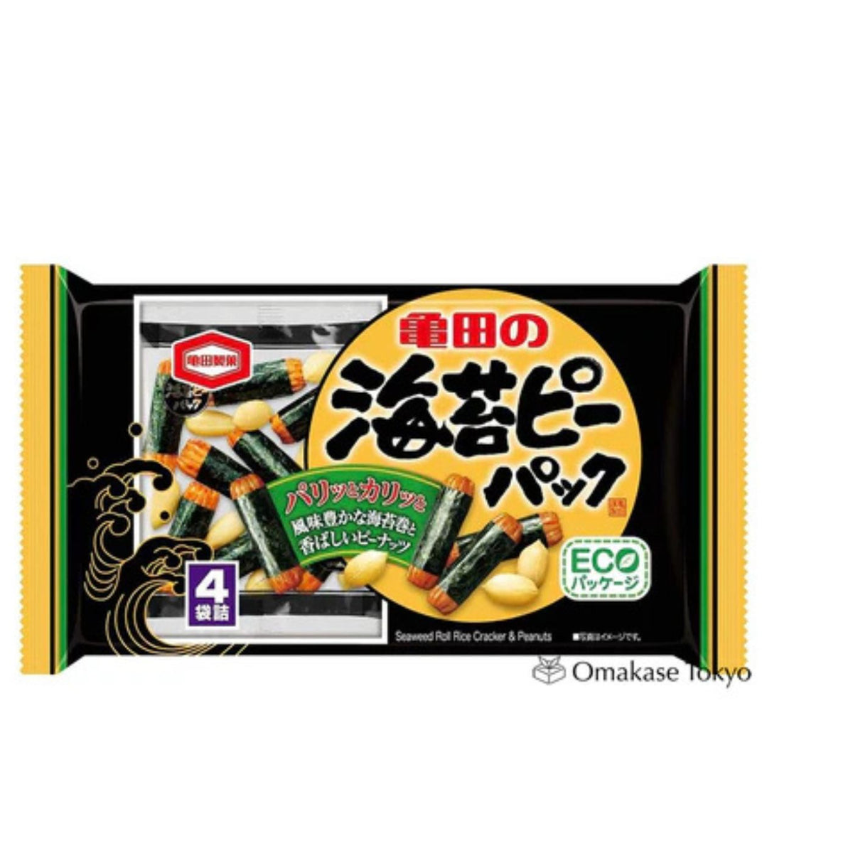 Kameda Noripea Seaweed Rice Crackers & Peanuts 85g