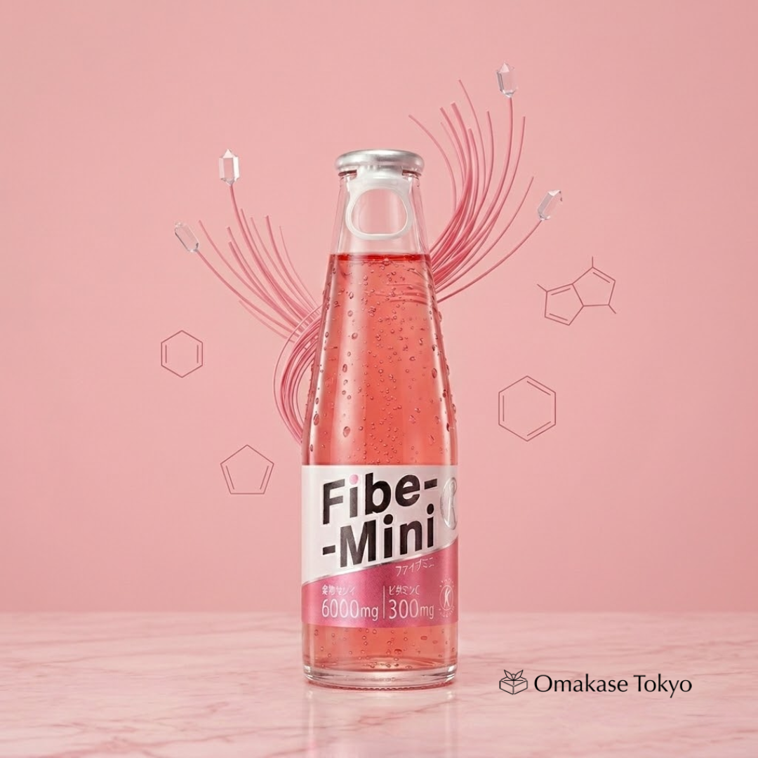 Otsuka Fibe Mini 30-Pack | Refreshing Japanese Fiber Drink with 300mg Vitamin C