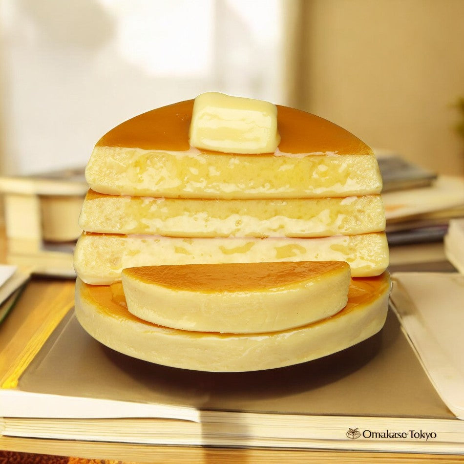 Crêpe pour échantillon de nourriture sur support pour smartphone