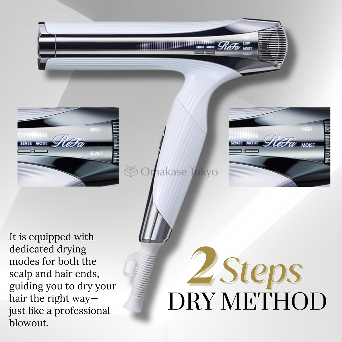ReFa Smart Hair Dryer W White