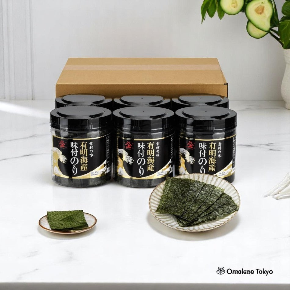 Segawa Honten Nori assaisonné sans additifs, paquet de 6