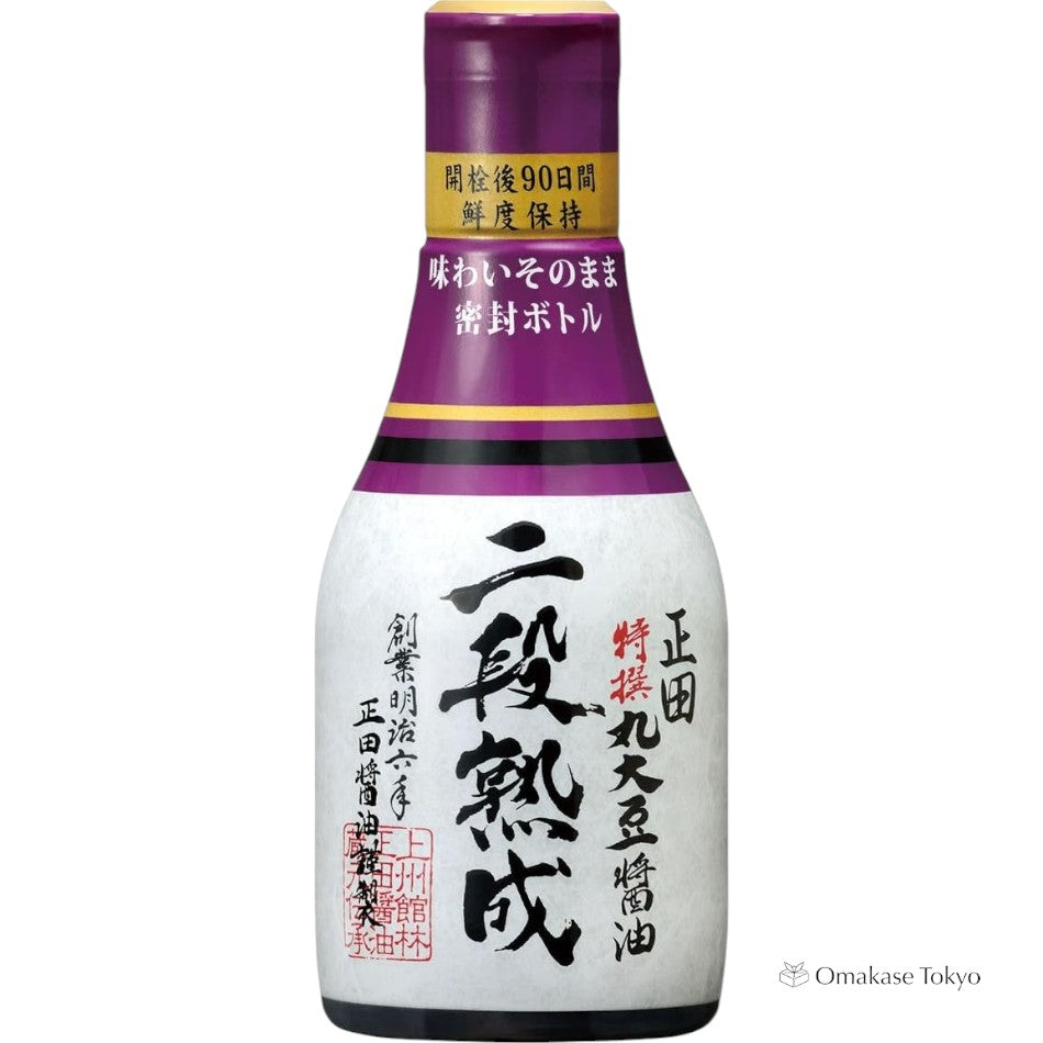 Sauce soja double vieillissement aux graines de soja entières Shoda Premium