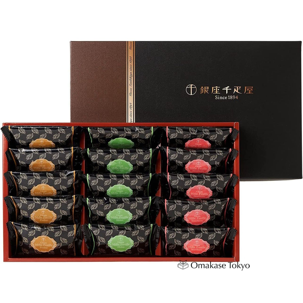Millefeuille aux fruits Ginza Sembikiya 15 pièces