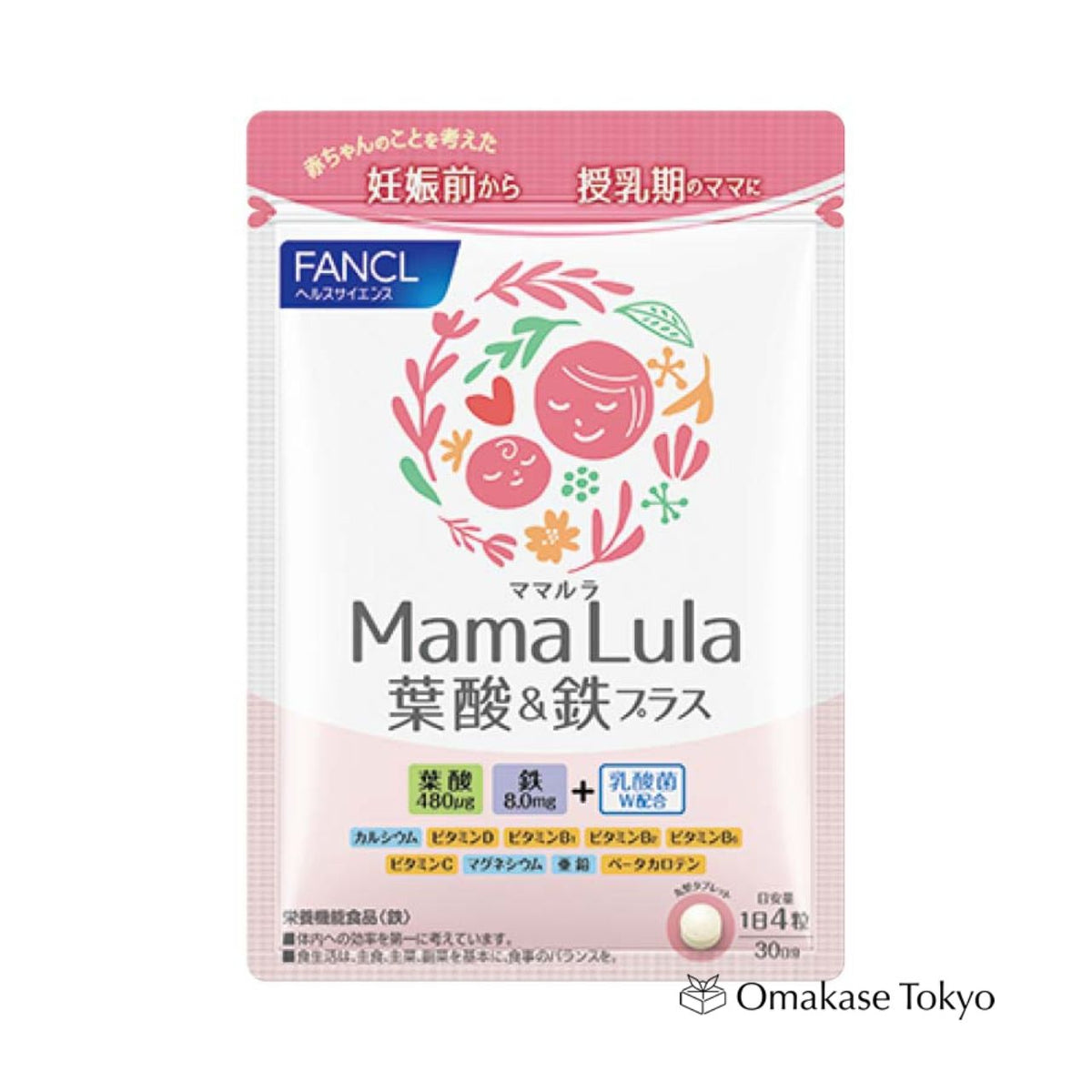 FANCL Mama Lula Folate & Fer Plus