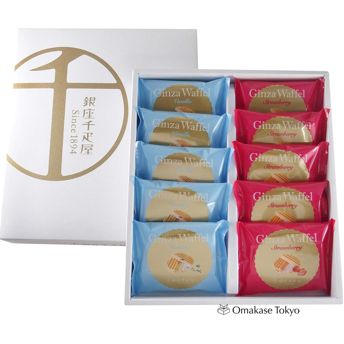 Ginza Sembikiya Fruit Waffel Cookie 10piece