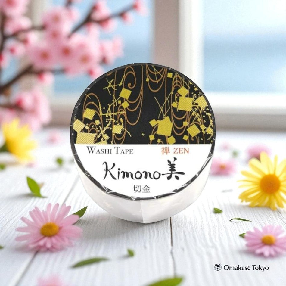 Ruban de masquage japonais Washi Kirikane