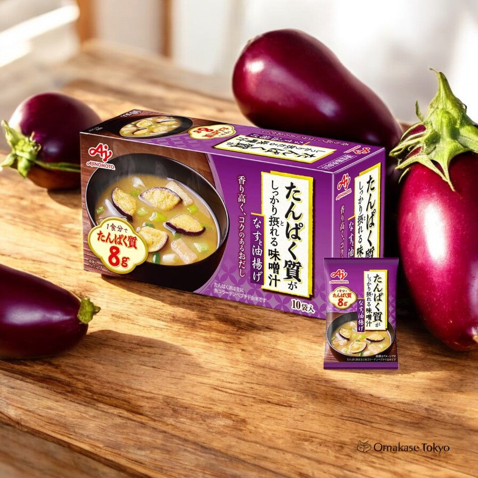 味之素蛋白茄子豆腐味噌汤 10 件