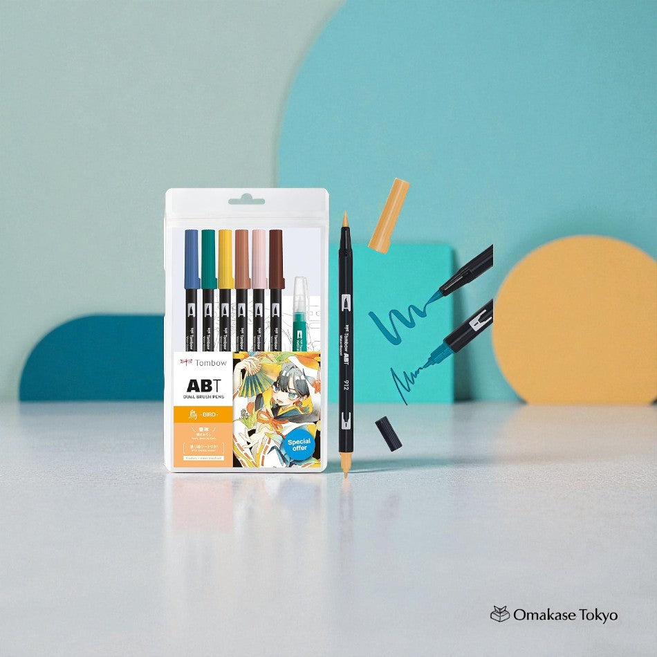 Ensemble de stylos à double pinceau Tombow ABT Japon