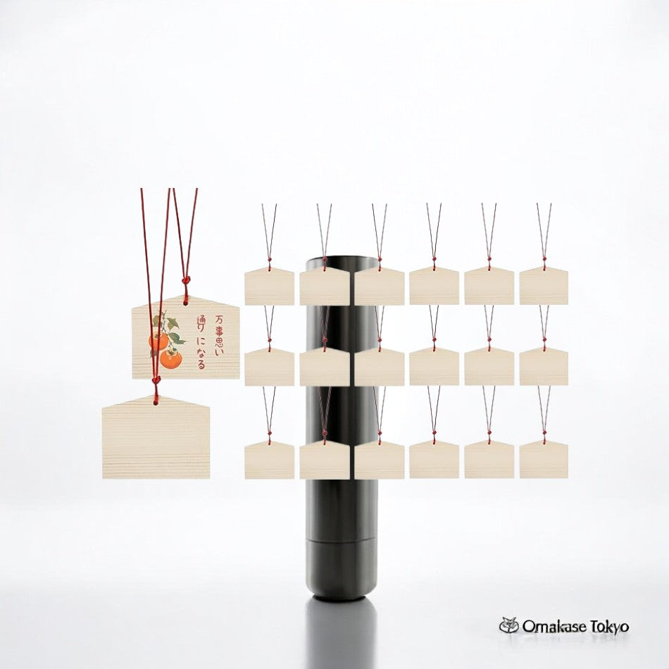 Blessing Wooden Votive Tablet Set – Plain Ema Style (20 Pieces)