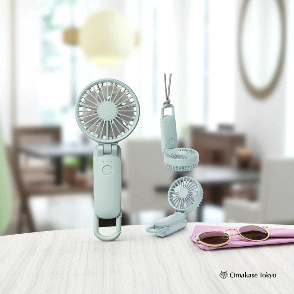 Ventilateur pratique RHYTHM Silky Wind Mobile 3.2