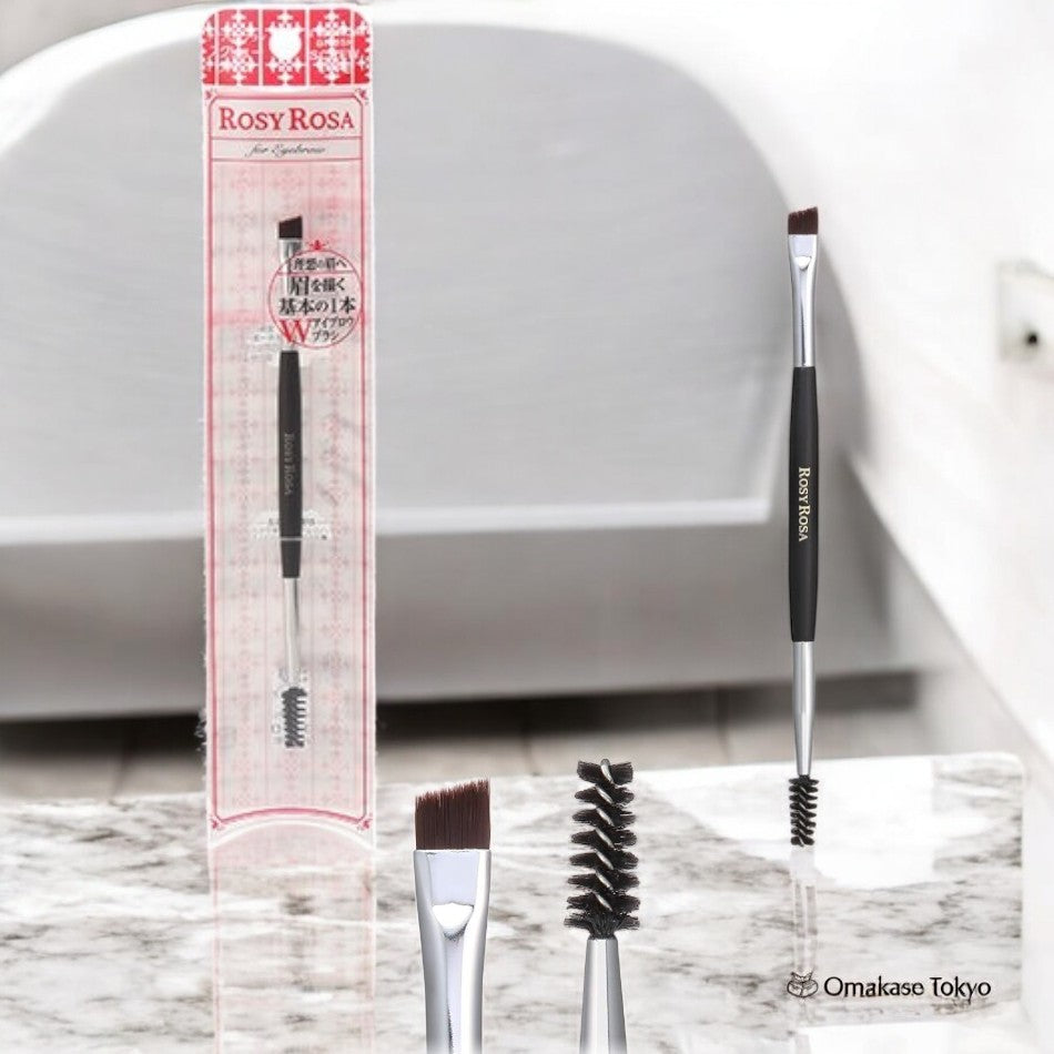 ROSY ROSA Brosse à sourcils double extrémité (type à vis)