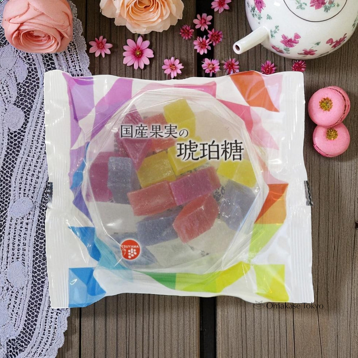 Crystal-Like Japanese Fruit Candy Kohakuto 5 flavors