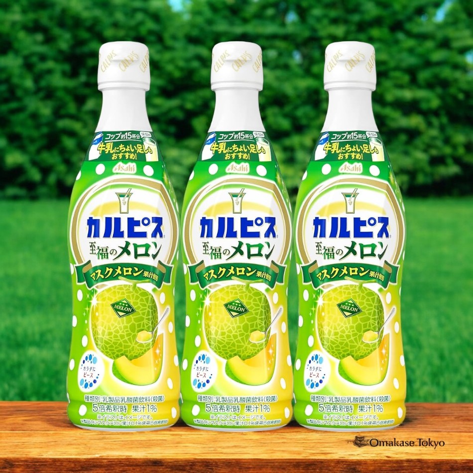 朝日可尔必思幸福瓜果饮料浓缩清爽瓜子味 470ml 3 瓶