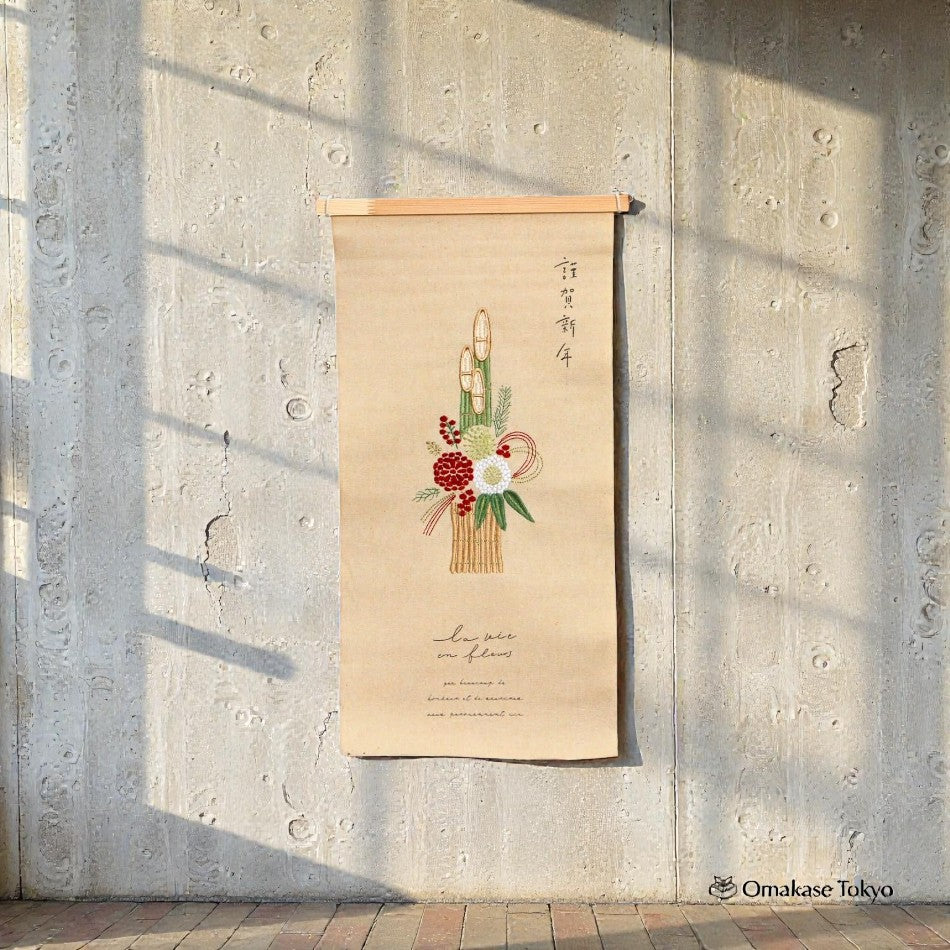 Hideshime Seasonal Embroidery Tapestry