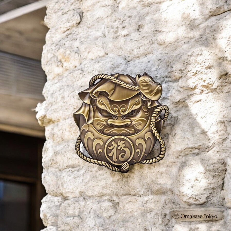 Emblème de voiture en métal Daruma modèle 3D