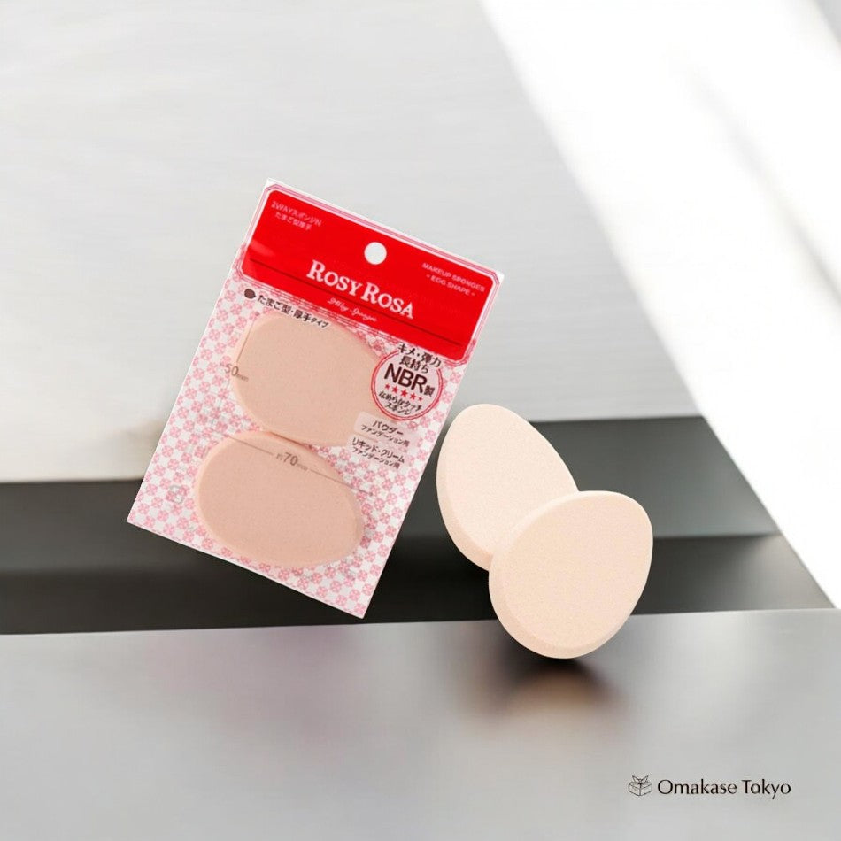 ROSY ROSA 2WAY Éponge N (En Forme d'Oeuf, Épais, 2P)