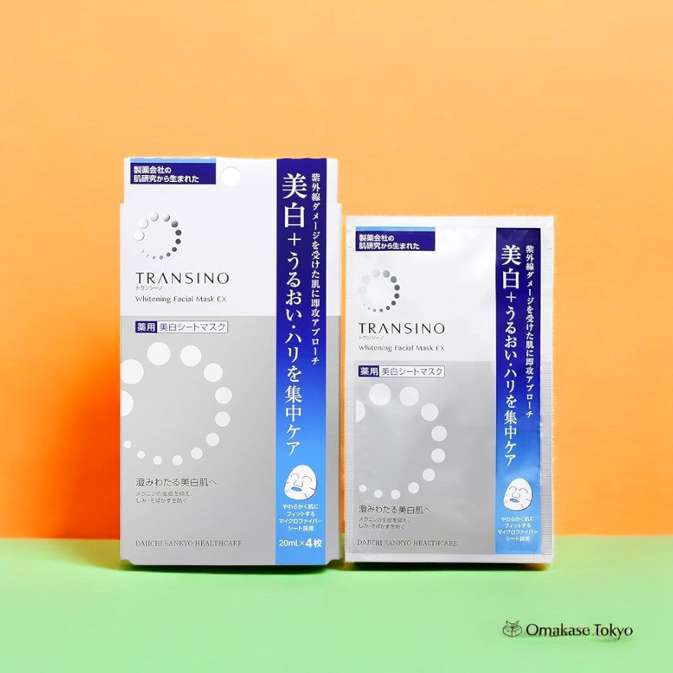 Transino Masque Facial Blanchissant EX 4 Feuilles