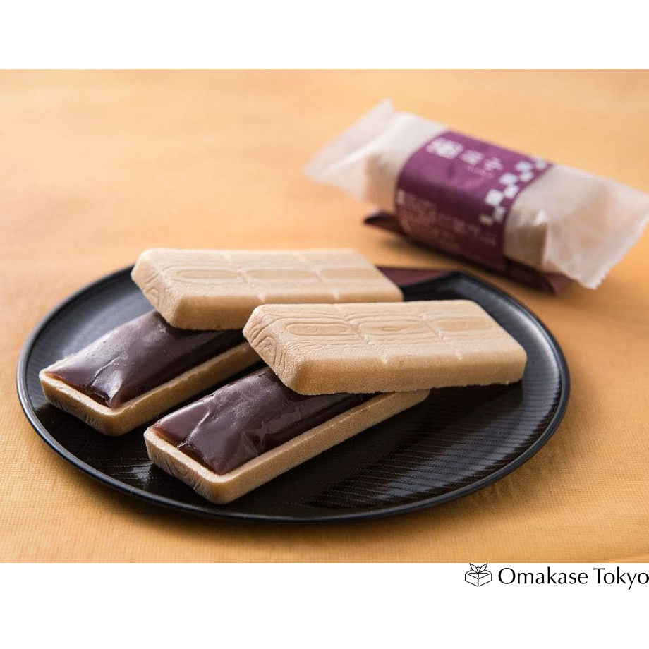 Hanazono Manju Monaka Azuki Pâte en sandwich 10 pièces