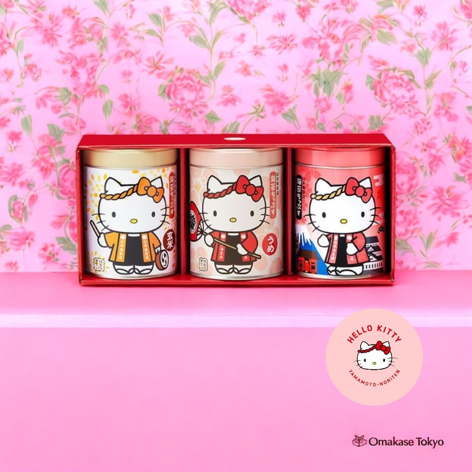 Hello Kitty Nori Chips 3-Can Set
