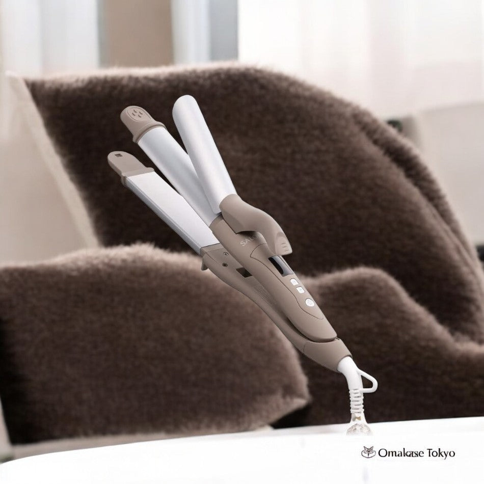 Salonia SL-002A 2-Way Hair Iron Beige
