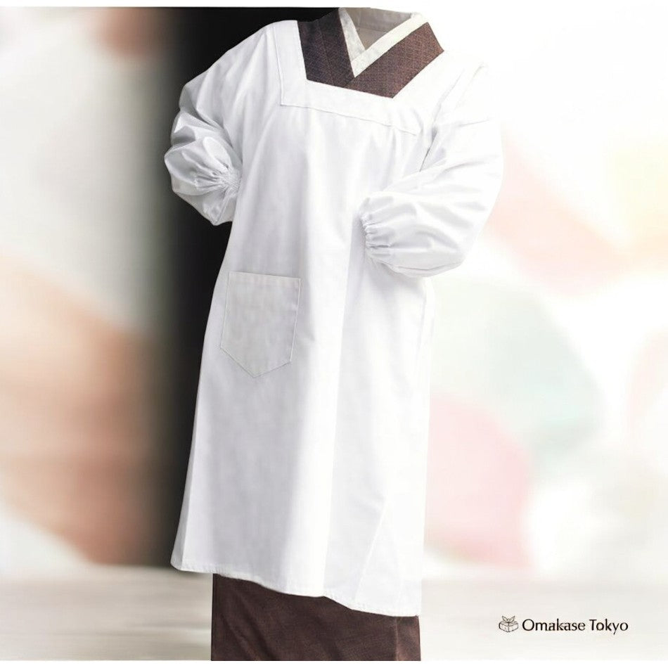 KIMONOMACHI Tablier Kimono Original (Blanc)