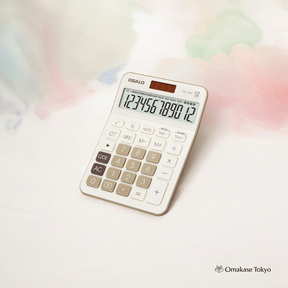 Pendancy Desktop Calculator OS-130T – Large 12-Digit Display