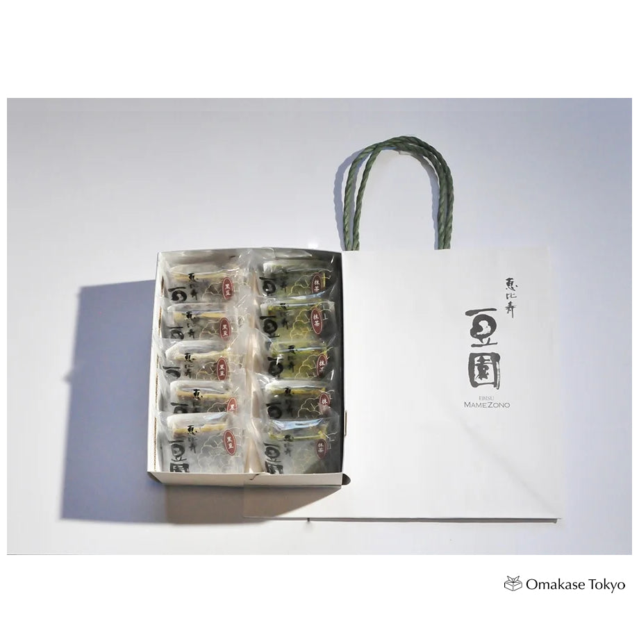 Haricots noirs Mamezono Kintsuba + Matcha 5 pièces chacun