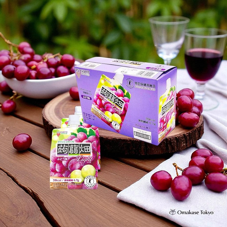 Mannanlife Konjac Batake Light Grape 150g x 6pk