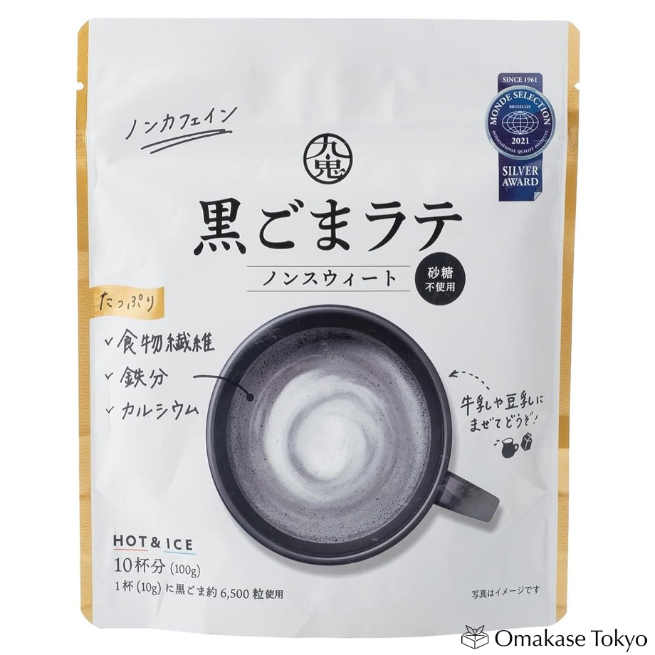 Kuki Industries 不甜黑芝麻拿铁 100g